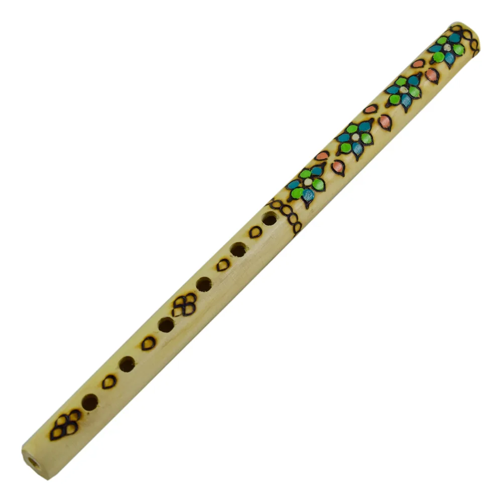 Fluier pirogravat din lemn 28 cm Fluier pirogravat din lemn 28 cm