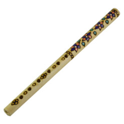 Fluier pirogravat din lemn 28 cm