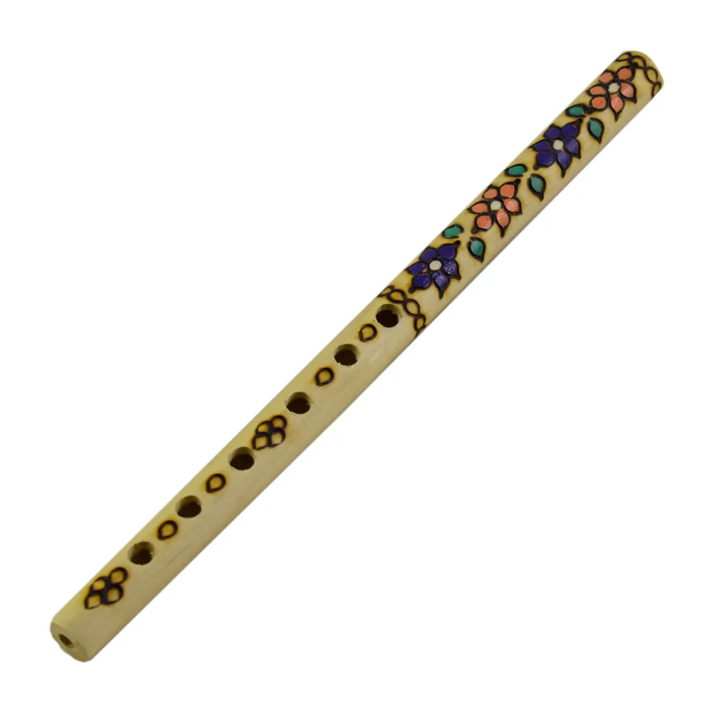 Fluier pirogravat din lemn 28 cm Fluier pirogravat din lemn 28 cm