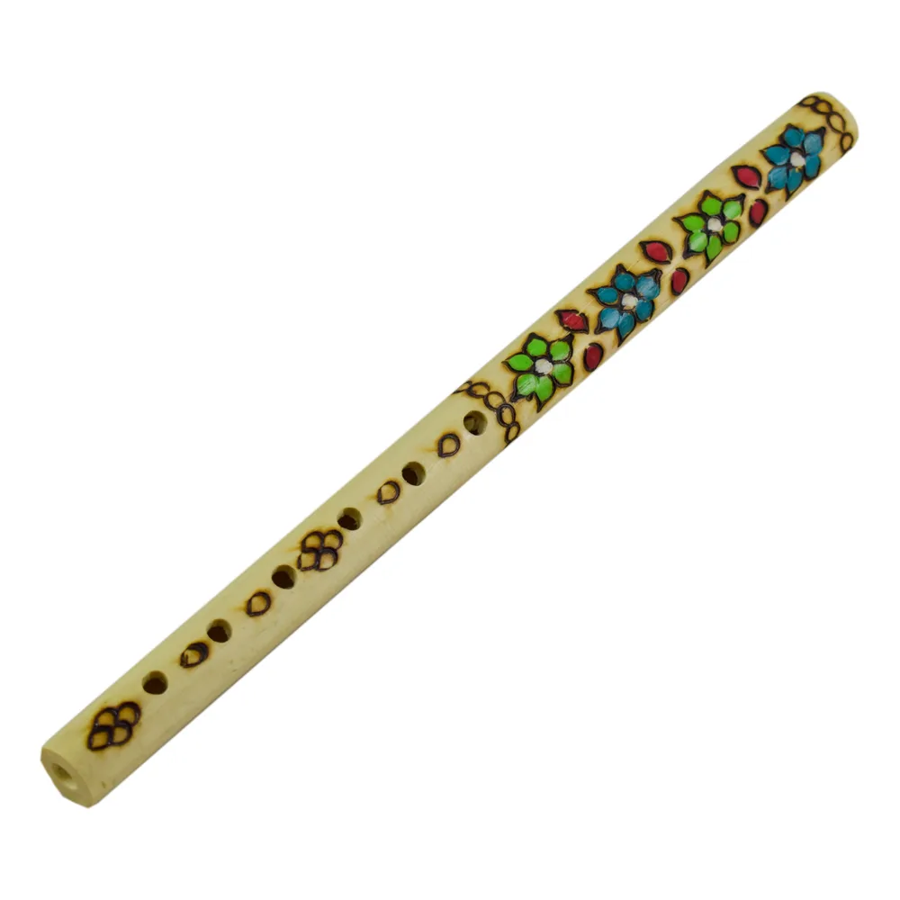 Fluier pirogravat din lemn 28 cm Fluier pirogravat din lemn 28 cm