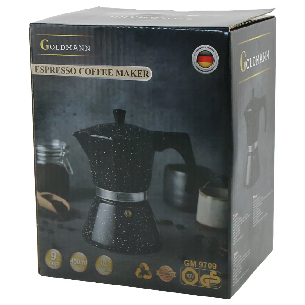 Espressor pentru cafea 450 ml 9 cesti Goldmann Espressor pentru cafea 450 ml 9 cesti Goldmann