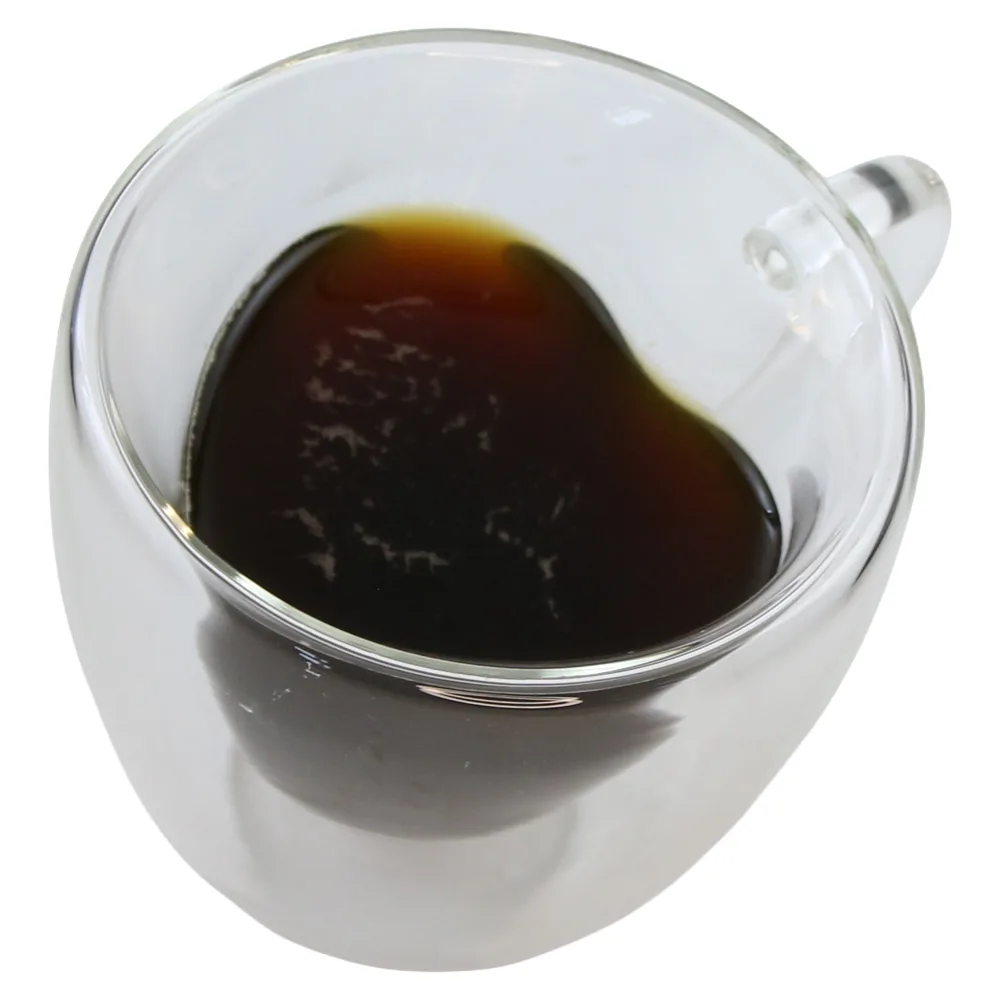 Ceasca din sticla cu pereti dubli Inima 100 ml Ceasca din sticla cu pereti dubli Inima 100 ml