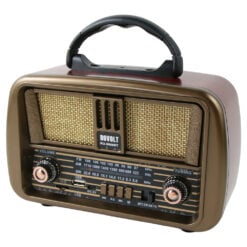 Radio portabil retro Rovolt NS-8068BT cu Bluetooth