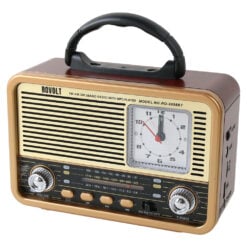 Radio portabil retro Rovolt NS-8898BT cu Bluetooth