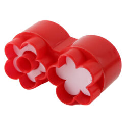 Forma din plastic pentru prajituri model floare 9.5 ? 4.5 cm