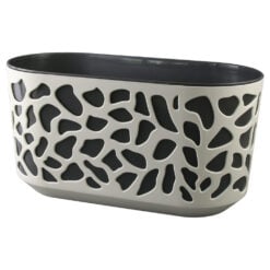 Ghiveci balcon duet din plastic 39 x 19 x 20 cm