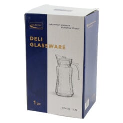 Carafa din sticla cu capac din plastic 1 L Delisoga