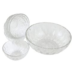 Set 7 boluri din sticla 12 / 22 cm Delisoga