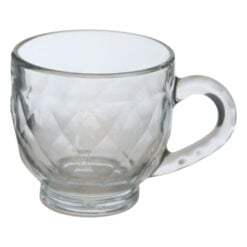 Set 6 cani din sticla 217 ml Delisoga