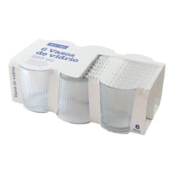 Set 6 pahare din sticla 265 ml