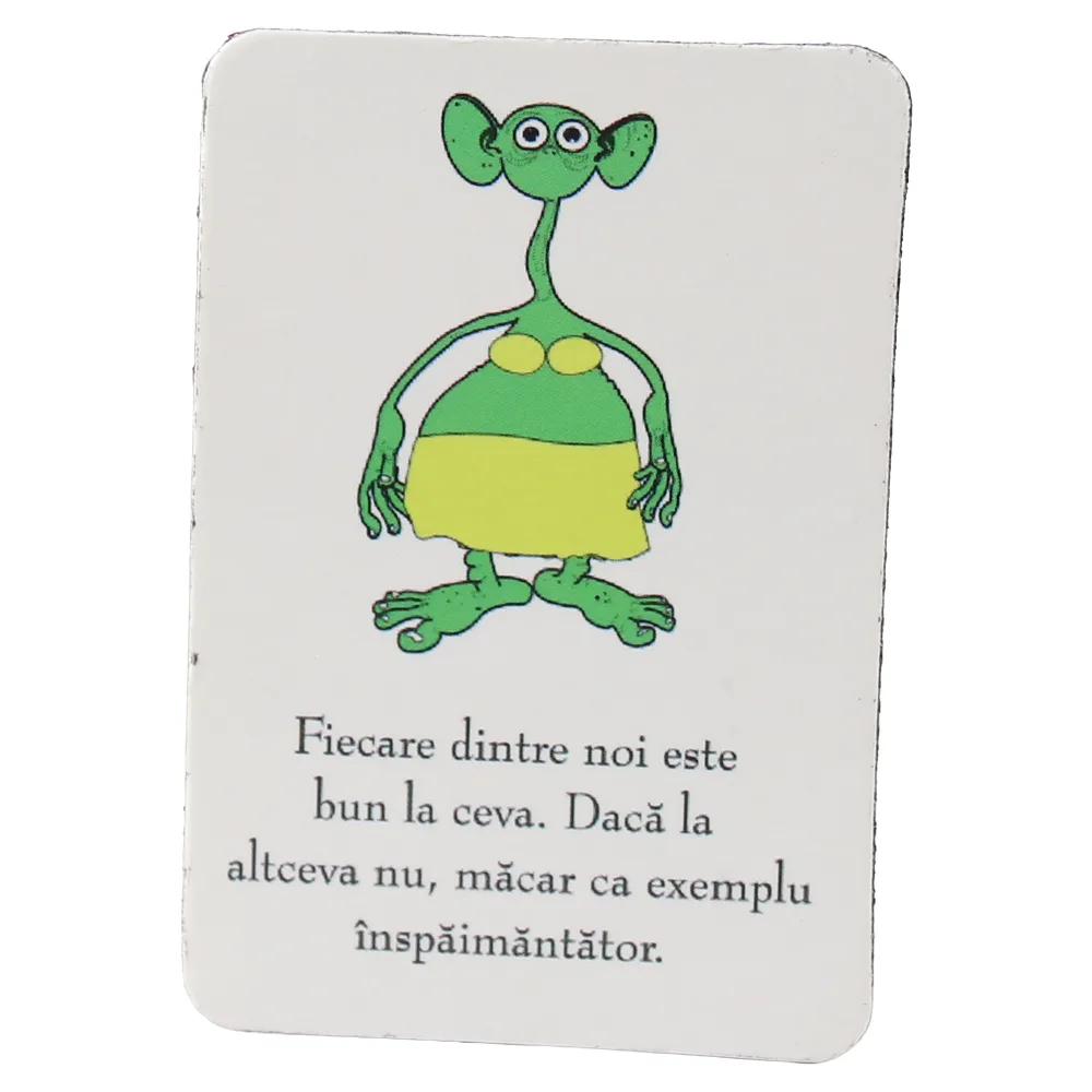 Magnet de frigider din plastic "Fiecare dintre noi..." 5.5 x 8 cm Magnet de frigider din plastic "Fiecare dintre noi..." 5.5 x 8 cm