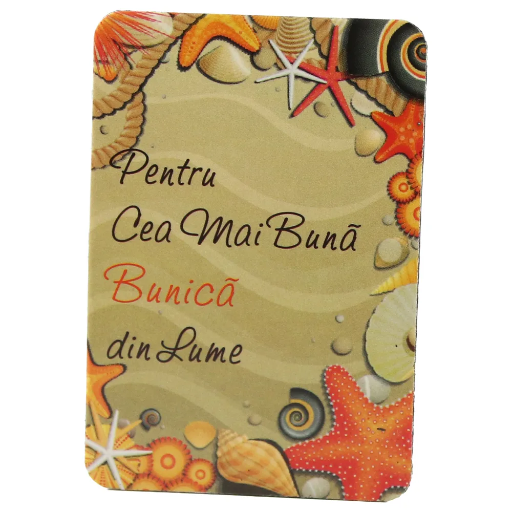 Magnet de frigider din plastic "Pentru cea mai buna bunica din lume." 5.5 x 8 cm Magnet de frigider din plastic "Pentru cea mai buna bunica din lume." 5.5 x 8 cm