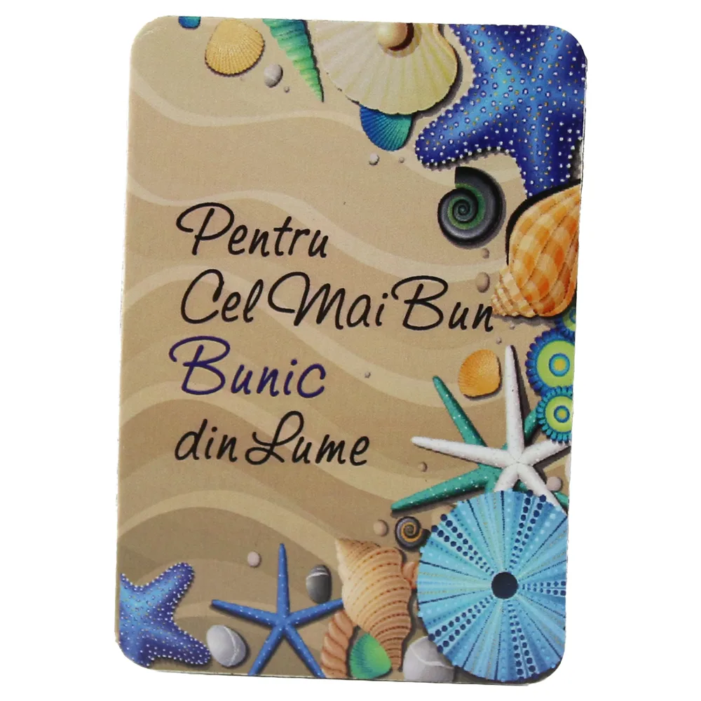 Magnet de frigider din plastic "Pentru cel mai bun bunic din lume." 5.5 x 8 cm Magnet de frigider din plastic "Pentru cel mai bun bunic din lume." 5.5 x 8 cm