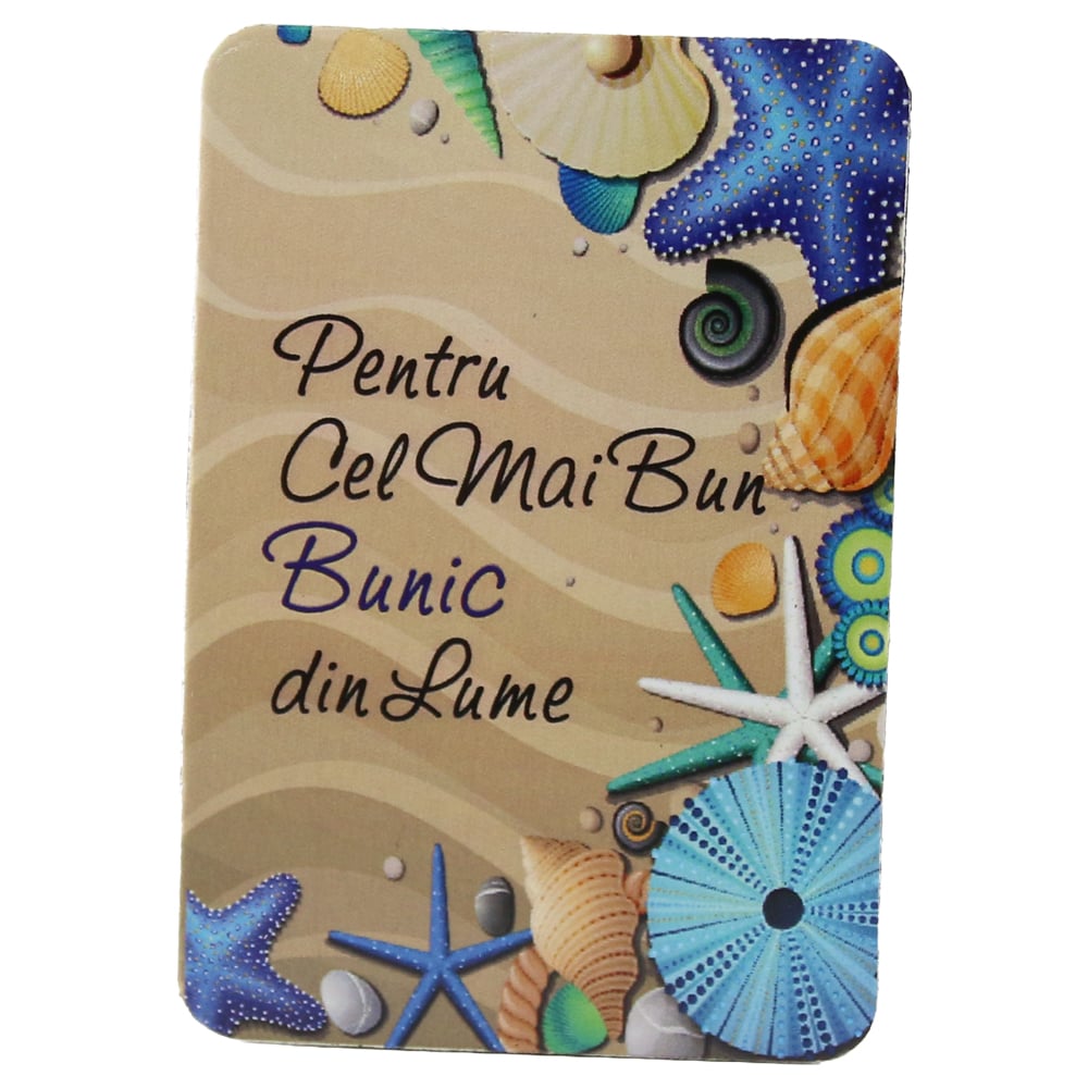 Magnet de frigider din plastic "Pentru cel mai bun bunic din lume." 5.5 x 8 cm Magnet de frigider din plastic "Pentru cel mai bun bunic din lume." 5.5 x 8 cm