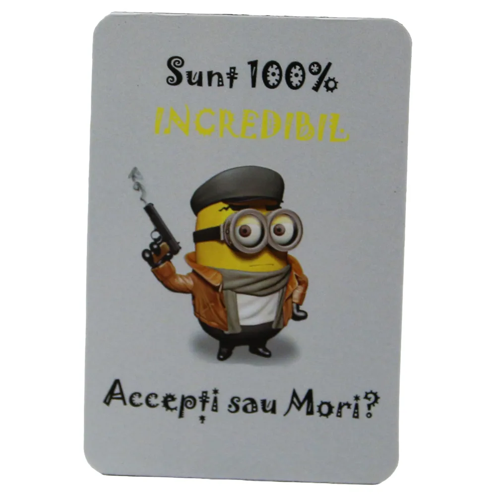 Magnet de frigider din plastic "Sunt 100 % Incredibil..." 5.5 x 8 cm Magnet de frigider din plastic "Sunt 100 % Incredibil..." 5.5 x 8 cm