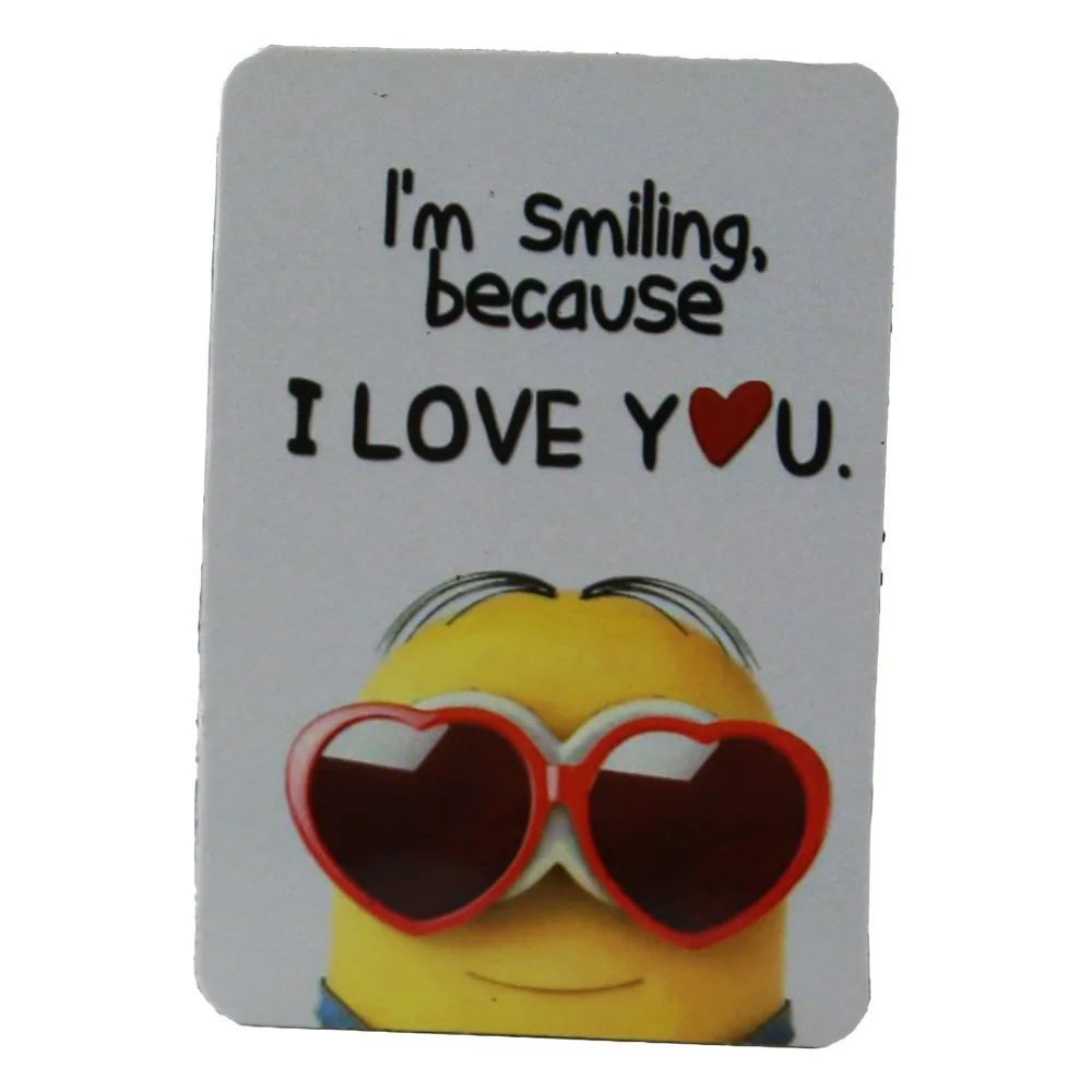 Magnet de frigider din plastic "I love you" 5.5 x 8 cm Magnet de frigider din plastic "I love you" 5.5 x 8 cm