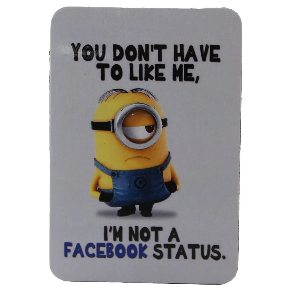 Magnet de frigider din plastic "You don't have to like me..." 5.5 x 8 cm Magnet de frigider din plastic "You don't have to like me..." 5.5 x 8 cm
