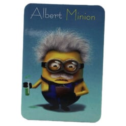 Magnet de frigider din plastic "Albert Minion" 5.5 x 8 cm