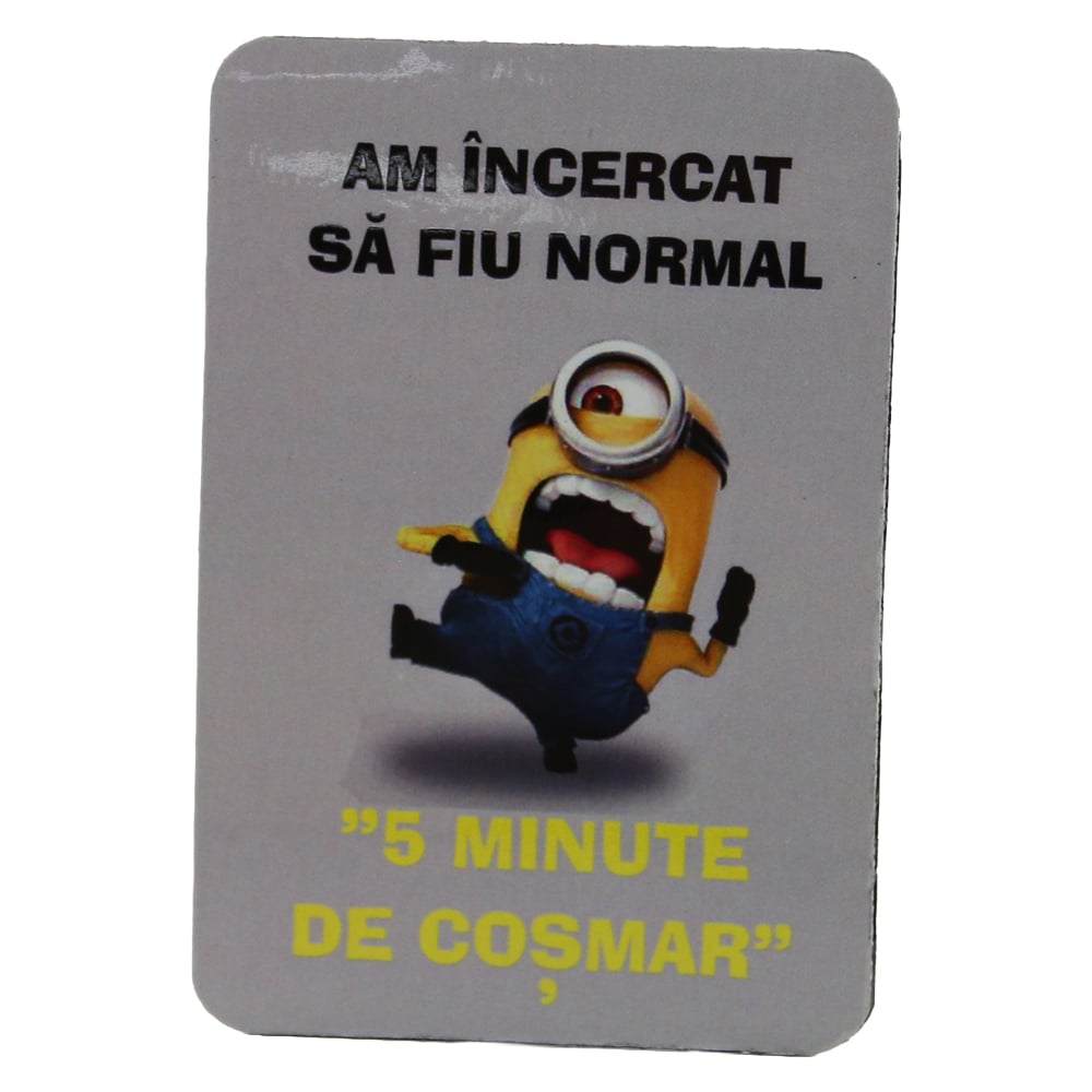 Magnet de frigider din plastic "Am incercat sa fiu normal..." 5.5 x 8 cm Magnet de frigider din plastic "Am incercat sa fiu normal..." 5.5 x 8 cm