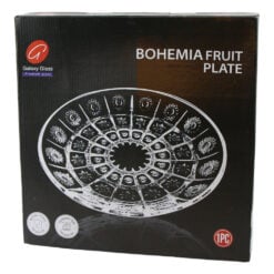 Platou din sticla pentru fructe Bohemia 30 cm
