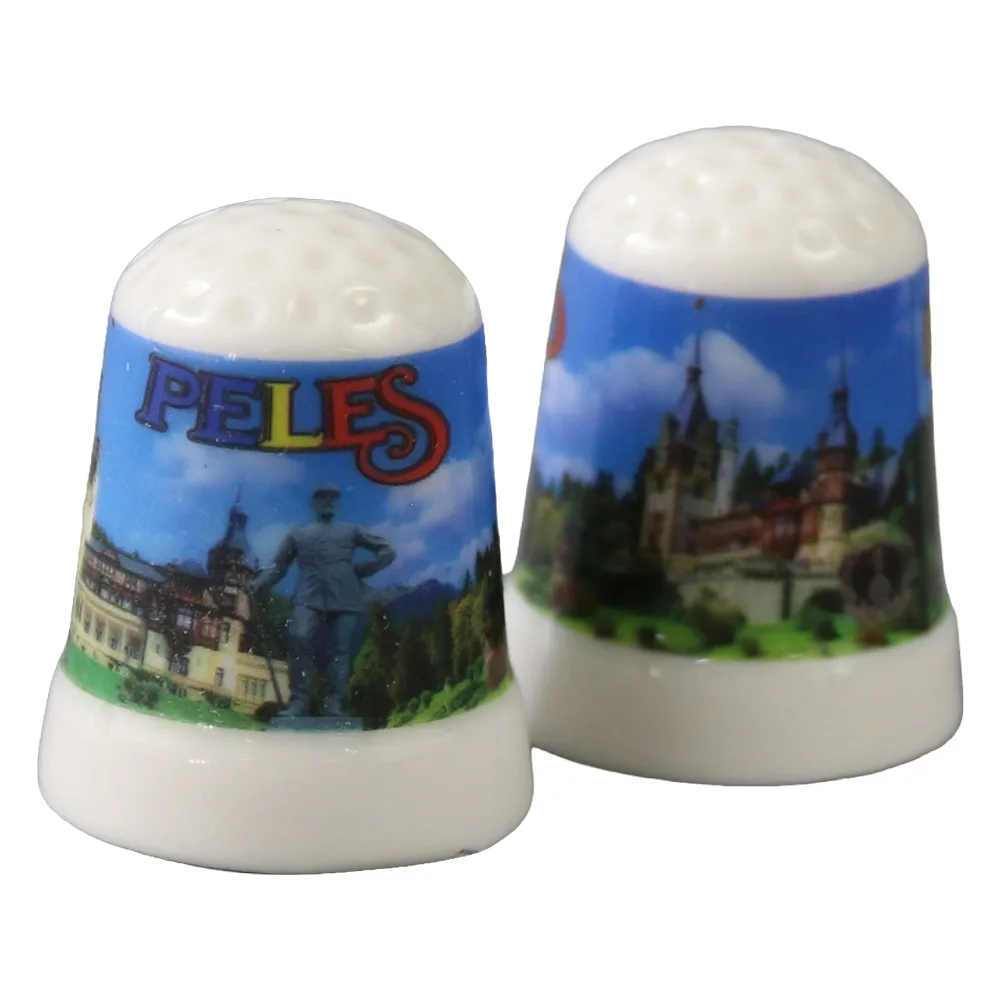 Ornament degetar din ceramica "Peles" 3 cm - se vinde 12 buc./cut.