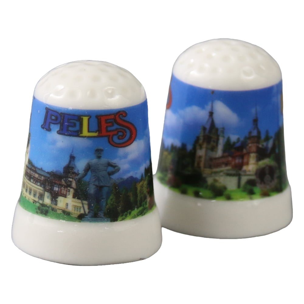 Ornament degetar din ceramica "Peles" 3 cm - se vinde 12 buc./cut. Ornament degetar din ceramica "Peles" 3 cm - se vinde 12 buc./cut.