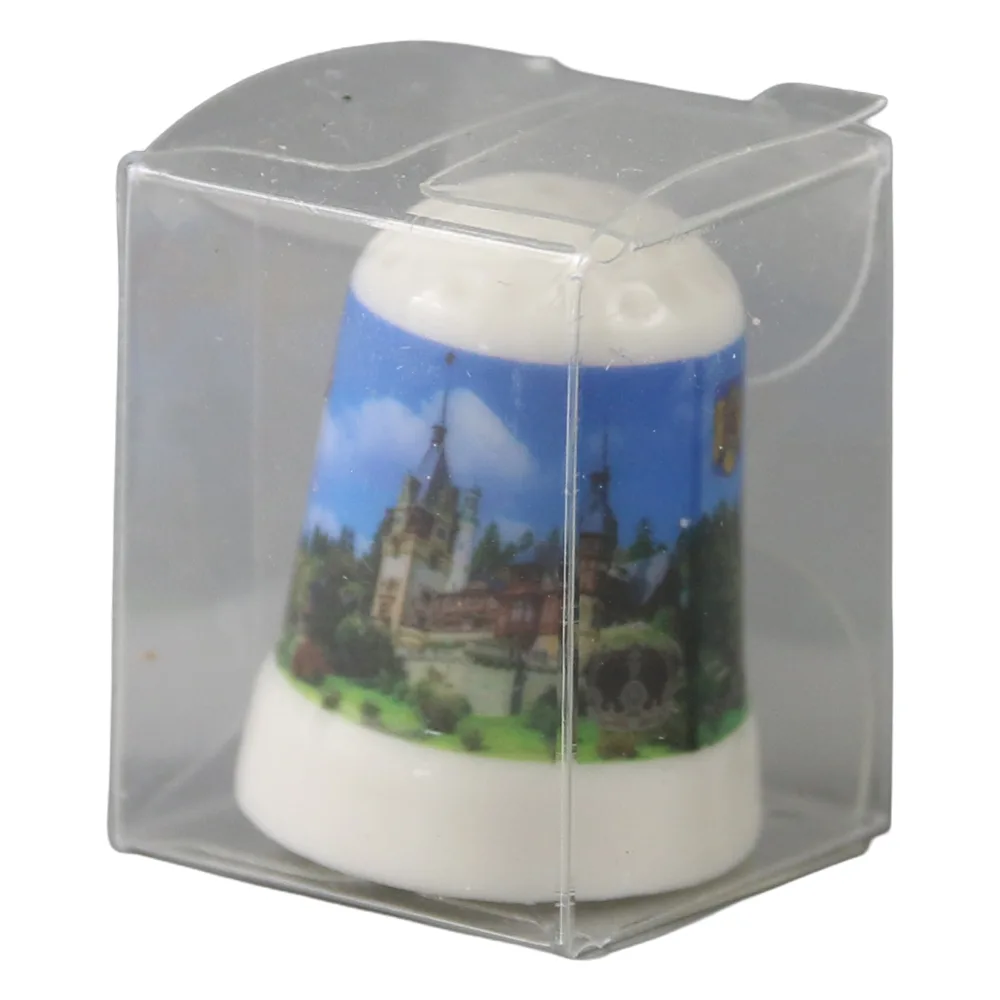 Ornament degetar din ceramica "Peles" 3 cm - se vinde 12 buc./cut.