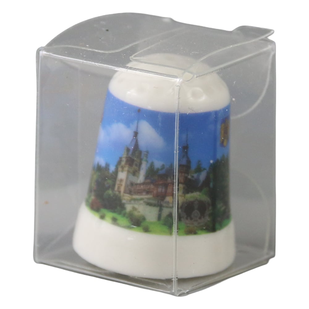 Ornament degetar din ceramica "Peles" 3 cm - se vinde 12 buc./cut. Ornament degetar din ceramica "Peles" 3 cm - se vinde 12 buc./cut.
