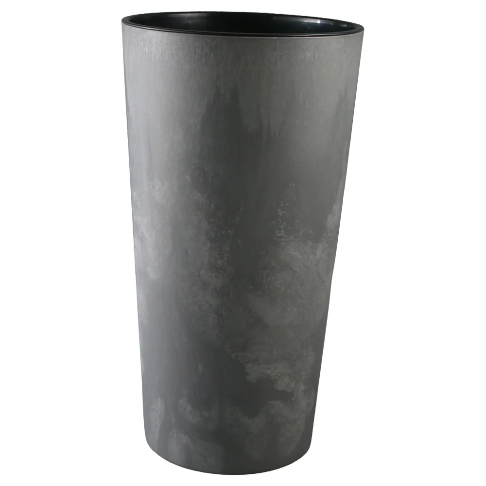 Ghiveci din plastic Lilia gri beton 19.5 x 17/36.5 cm Ghiveci din plastic Lilia gri beton 19.5 x 17/36.5 cm