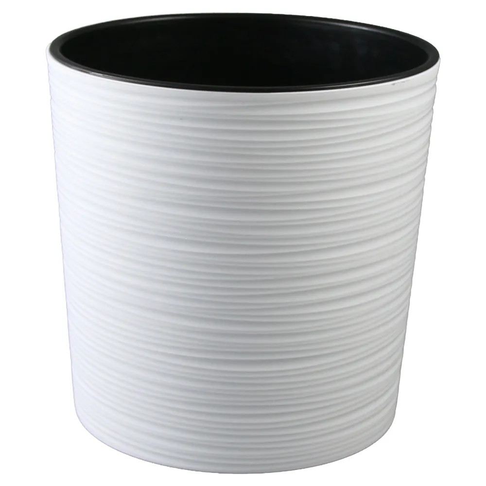 Ghiveci din plastic Malwa alb 19.5 x 19.5 cm Ghiveci din plastic Malwa alb 19.5 x 19.5 cm