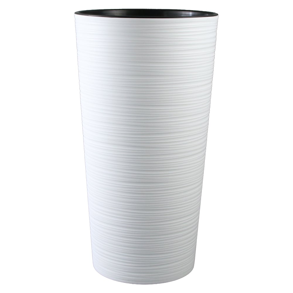 Ghiveci din plastic Lilia Jumper alb 19.5 x 17/36.5 cm Ghiveci din plastic Lilia Jumper alb 19.5 x 17/36.5 cm