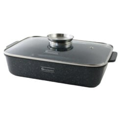 Tava pentru friptura cu capac din aluminiu turnat 4.7 L Goldmann