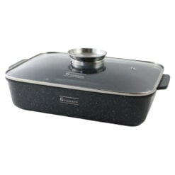 Tava pentru friptura cu capac din aluminiu turnat 5.6 L Goldmann