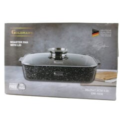 Tava pentru friptura cu capac din aluminiu turnat 5.6 L Goldmann