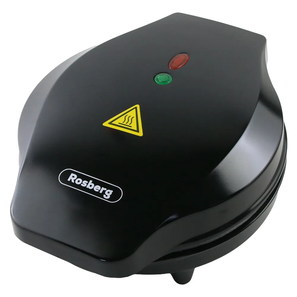 Aparat de gofre/vafe 1200 W Rosberg negru