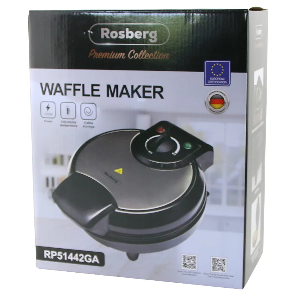 Aparat de gofre/vafe 1200 W Rosberg