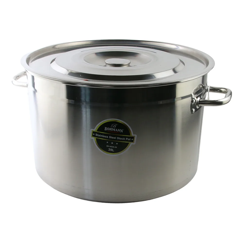Oala din inox cu capac 39 L Bohmann Oala din inox cu capac 39 L Bohmann