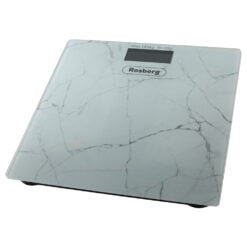 Cantar de baie digital din sticla Marble 180 kg Rosberg
