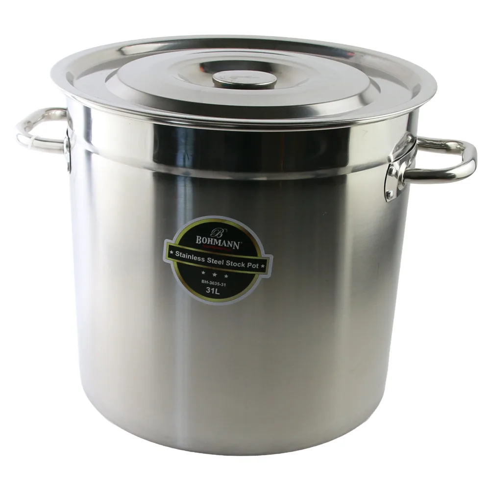 Oala din inox cu capac 31 L Bohmann Oala din inox cu capac 31 L Bohmann