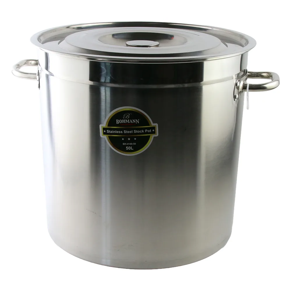 Oala din inox cu capac 50 L Bohmann Oala din inox cu capac 50 L Bohmann