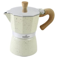 Espressor pentru cafea din aluminiu 150 ml 3 cesti Bohmann bej