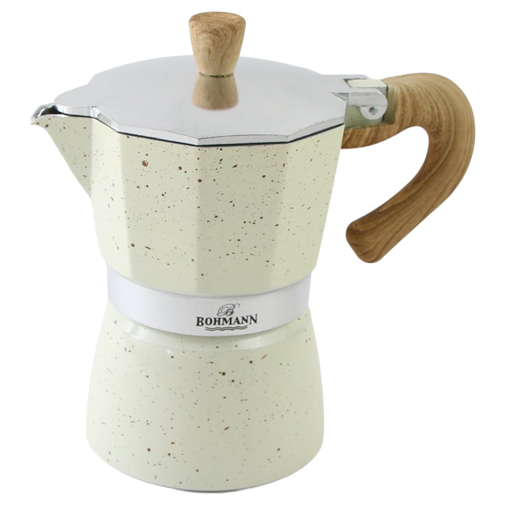 Espressor pentru cafea din aluminiu 150 ml 3 cesti Bohmann bej Espressor pentru cafea din aluminiu 150 ml 3 cesti Bohmann bej