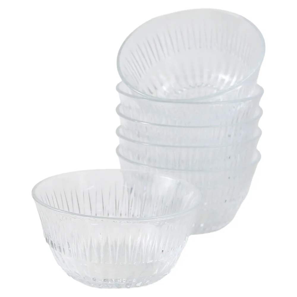 Set 6 boluri din sticla Alinda 10 x 5 cm LAV