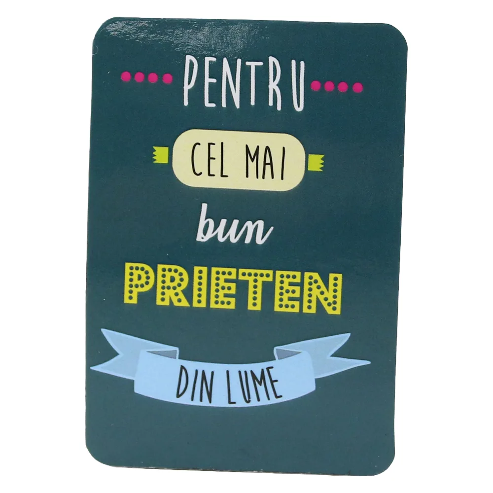 Magnet de frigider din plastic "Pentru cel mai bun prieten din lume." 5.5 x 8 cm Magnet de frigider din plastic "Pentru cel mai bun prieten din lume." 5.5 x 8 cm