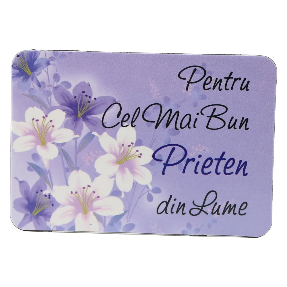 Magnet de frigider din plastic "Pentru cel mai bun prieten din lume." 5.5 x 8 cm Magnet de frigider din plastic "Pentru cel mai bun prieten din lume." 5.5 x 8 cm