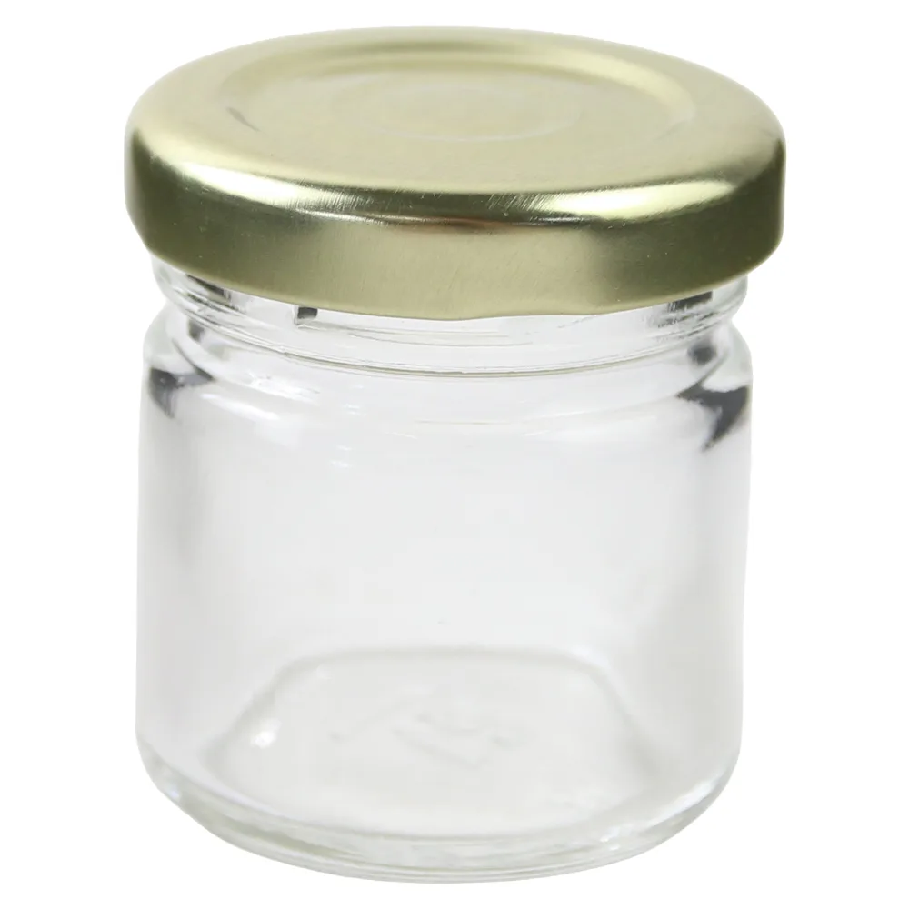 Borcan din sticla cu capac 40 ml 4.5 x 5 cm Borcan din sticla cu capac 40 ml 4.5 x 5 cm