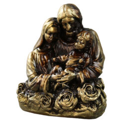 Statueta din ipsos Sfanta Familie 8 x 6 x 10 cm