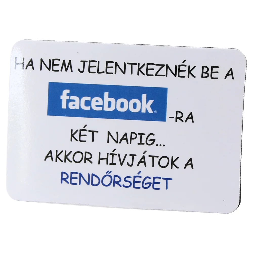 Magnet de frigider haios din plastic Facebook 5.5 x 8 cm Magnet de frigider haios din plastic Facebook 5.5 x 8 cm