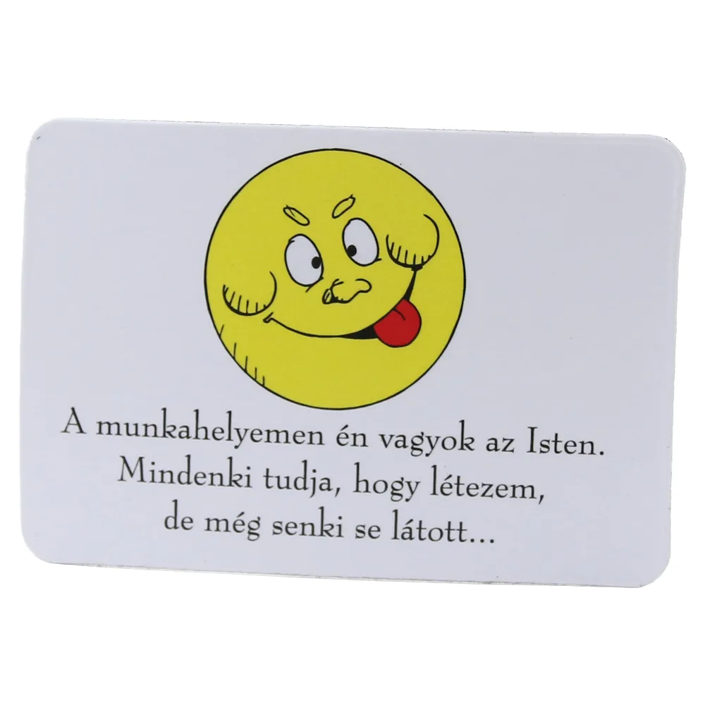 Magnet de frigider haios din plastic 5.5 x 8 cm Magnet de frigider haios din plastic 5.5 x 8 cm