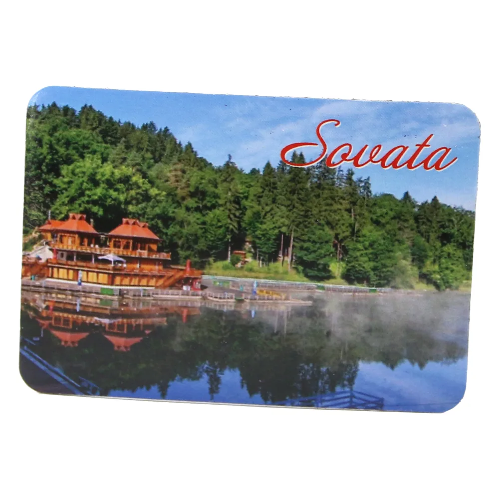 Magnet de frigider din plastic Sovata  8 x 5.5 cm